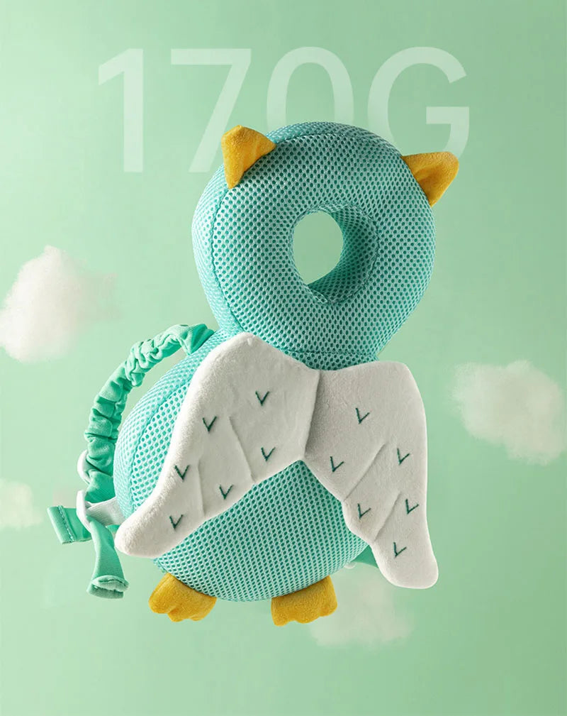 Baby Head Protector Pillow โ Soft Backpack Cushion for Toddlers