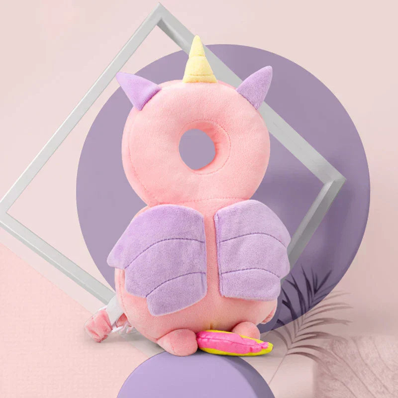 Baby Head Protector Pillow โ Soft Backpack Cushion for Toddlers
