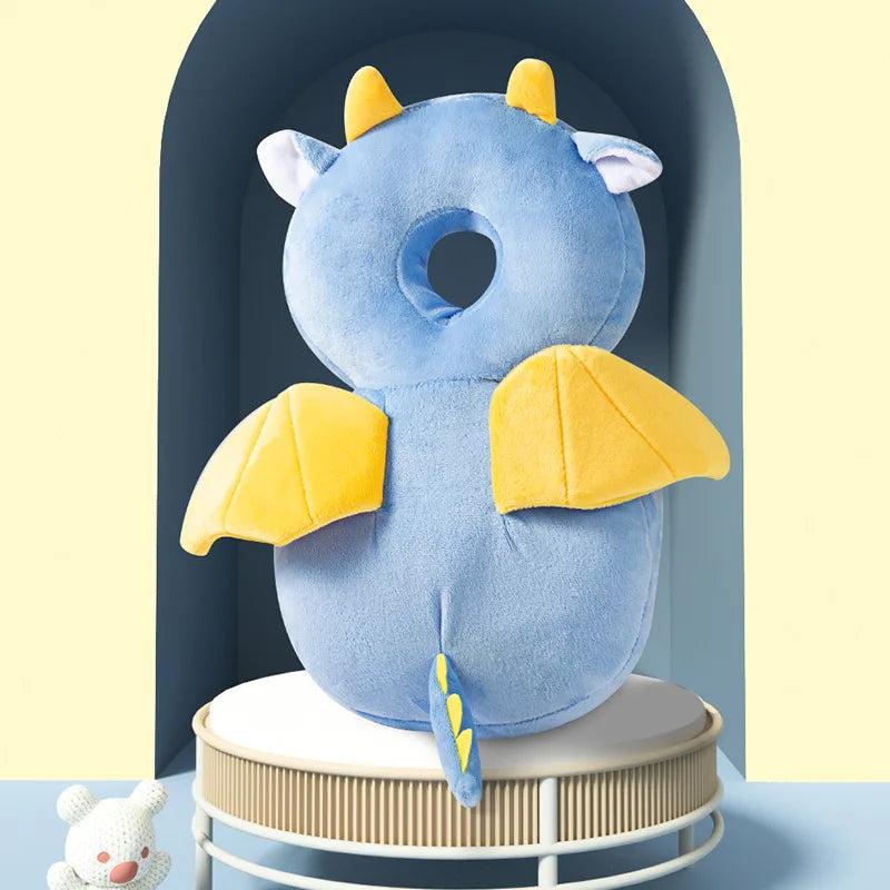 Baby Head Protector Pillow โ Soft Backpack Cushion for Toddlers