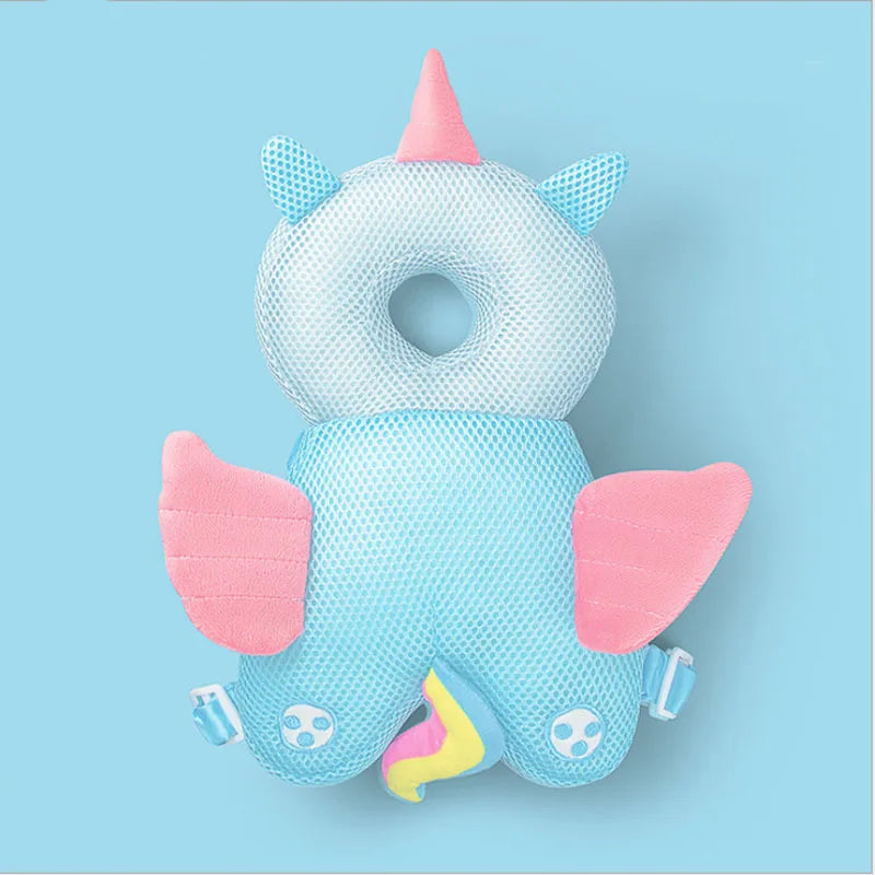 Baby Head Protector Pillow โ Soft Backpack Cushion for Toddlers
