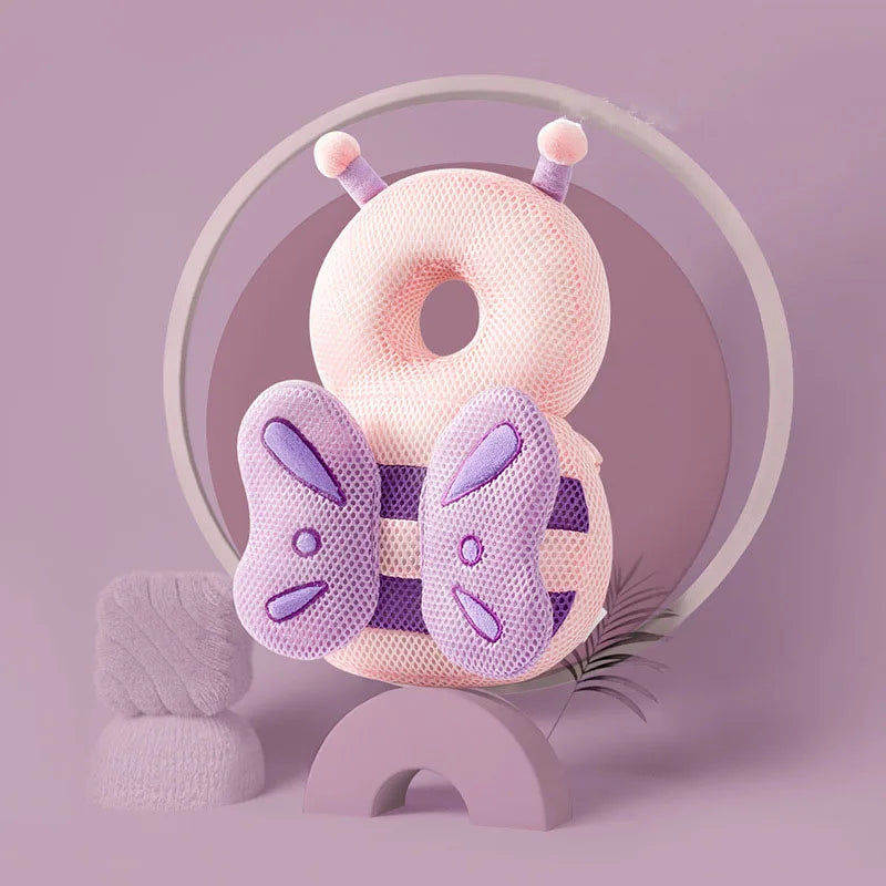 Baby Head Protector Pillow โ Soft Backpack Cushion for Toddlers