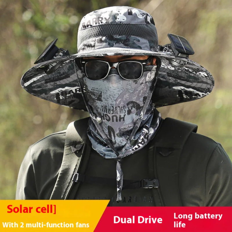 Solar Powered Fan Sun Protection Hat