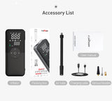 Rechargeable Tire Inflator – Digital Cordless Air Pump for Cars & Bikes