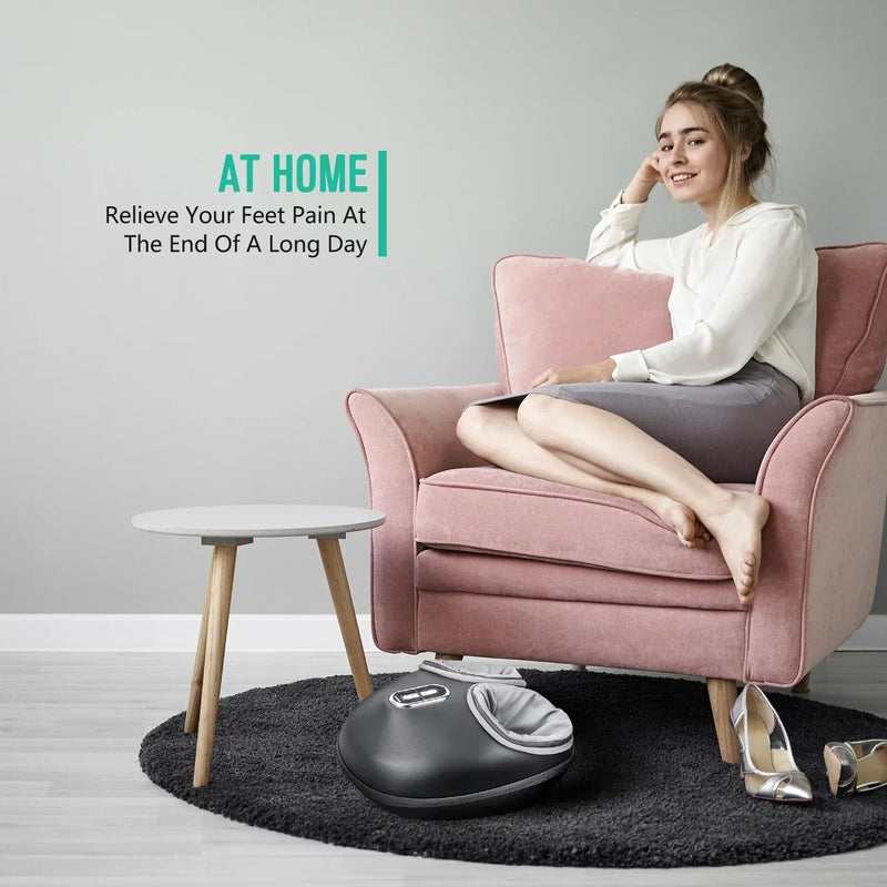 Shiatsu Foot Massager – Deep Knead with Heat & Air Compression
