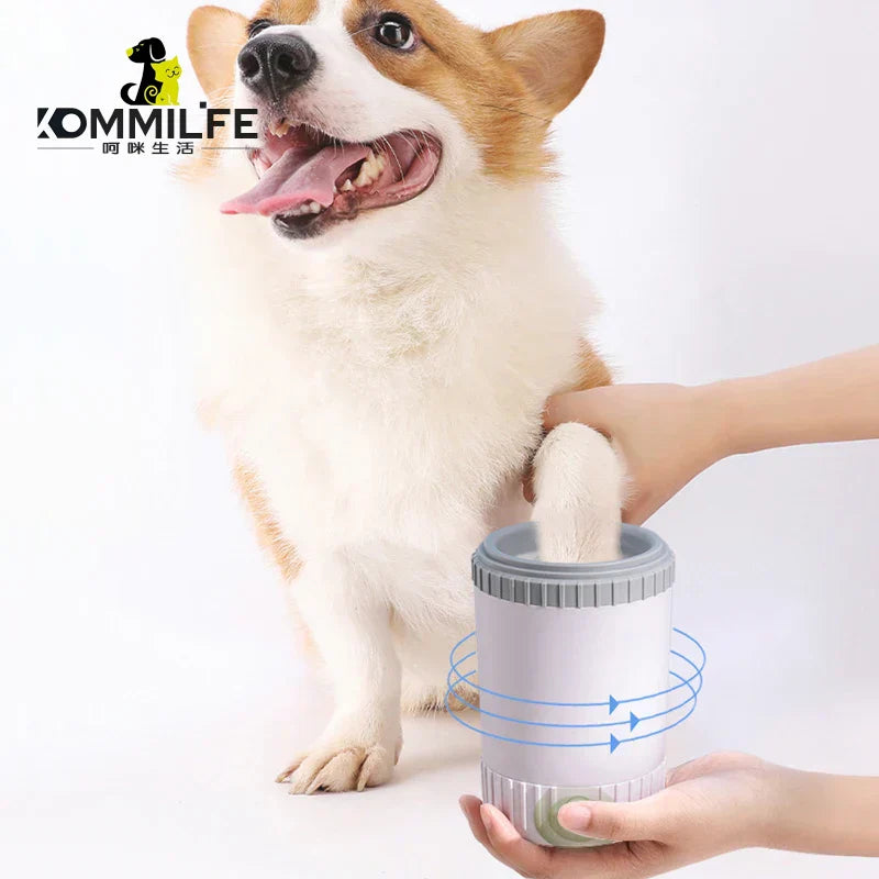 Dog Paw Washer – Gentle Silicone Bristles for Mess-Free Cleaning