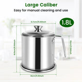 Oil Filter Fry Basket & Storage Pot