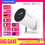 4K Android Projector – HY300 Pro with WiFi6, 260ANSI, BT5.0, and Home Theater Quality