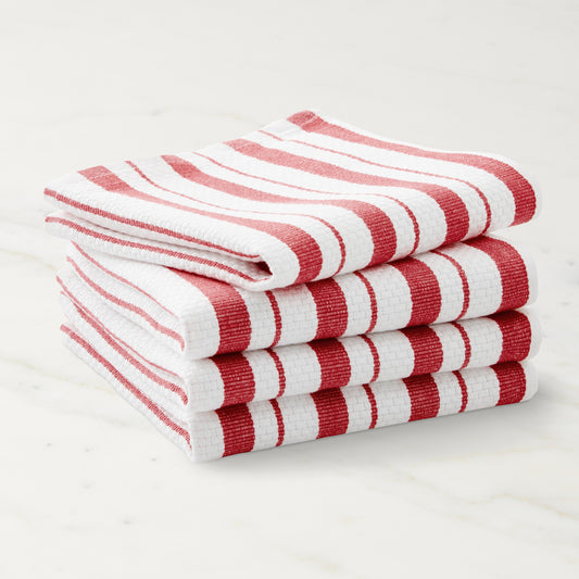 Williams-Sonoma Classic Striped Towels, Set of 4 (Claret)